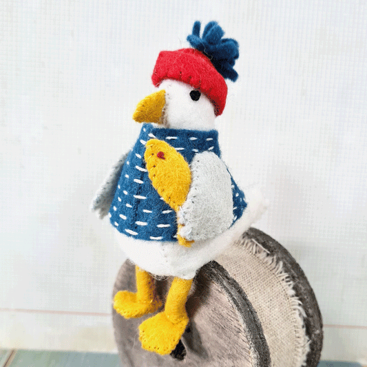 Wool Mix Felt Craft Kit Sam the Seagull