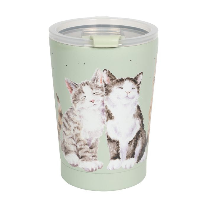 Thermal Travel Cup Feline Friends Cat by Wrendale Designs