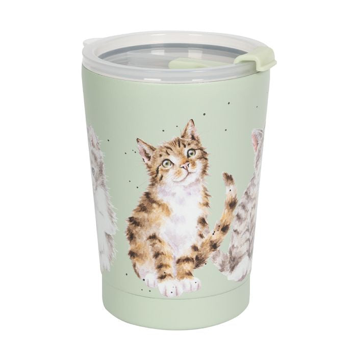 Thermal Travel Cup Feline Friends Cat by Wrendale Designs