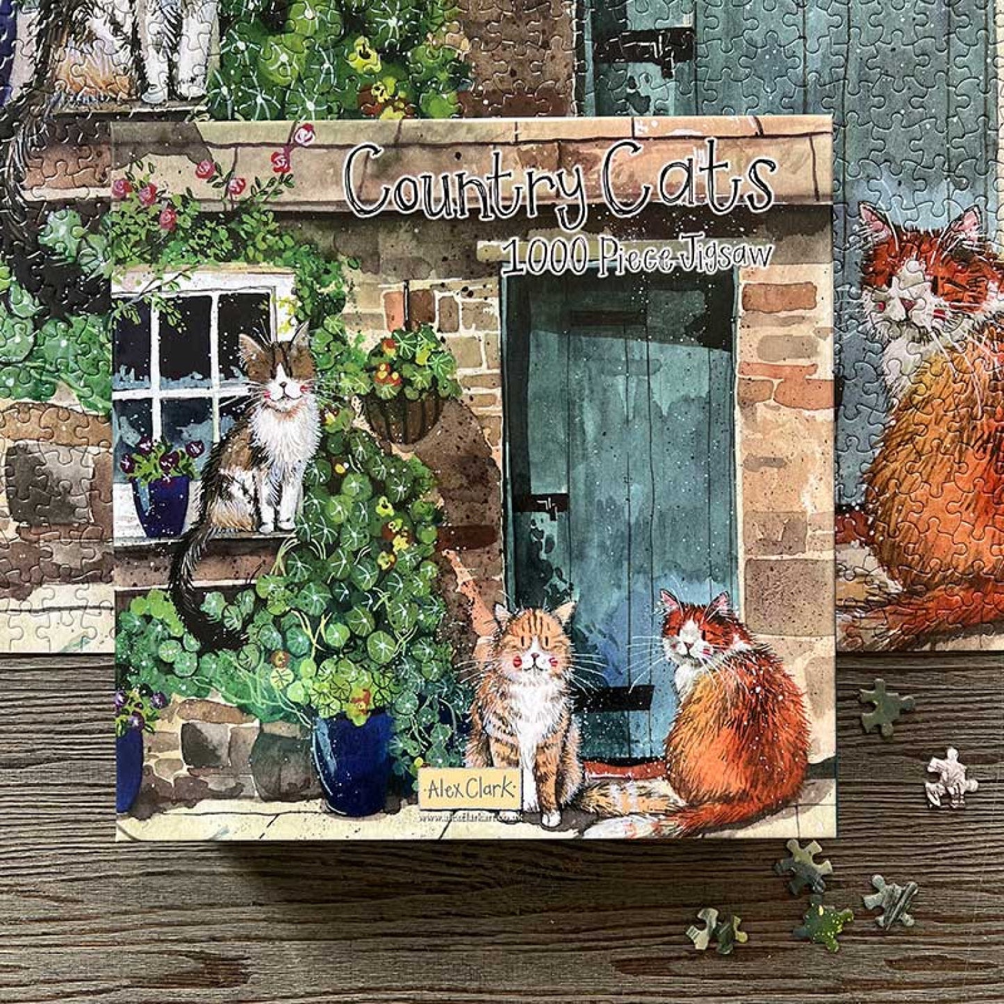 Country Cats 1000 Piece Jigsaw Puzzle