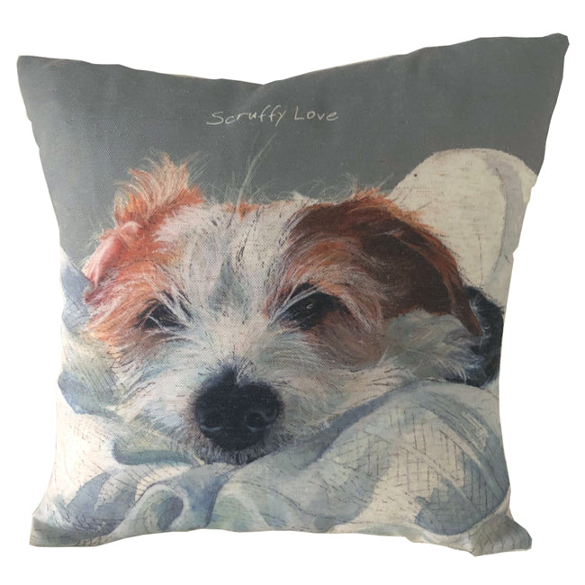 Scruffy Love Cushion