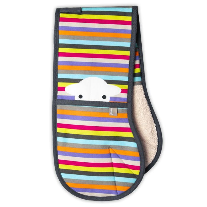 Peep Stripe Oven Glove