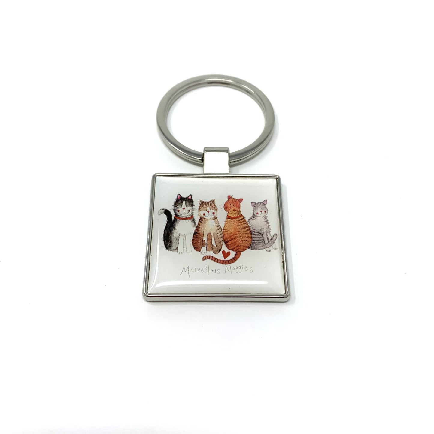 Marvellous Moggies keyring