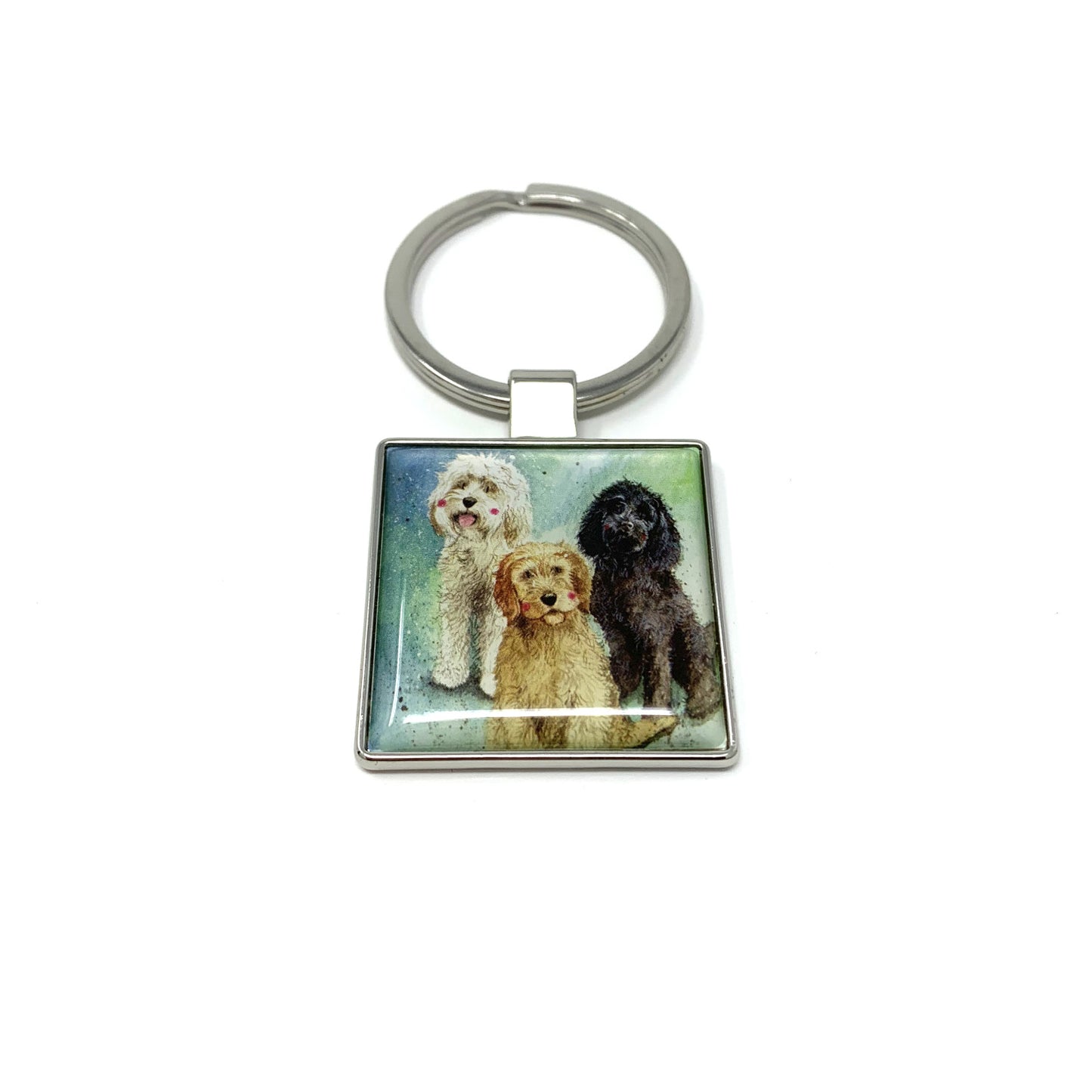 Cockapoos keyring