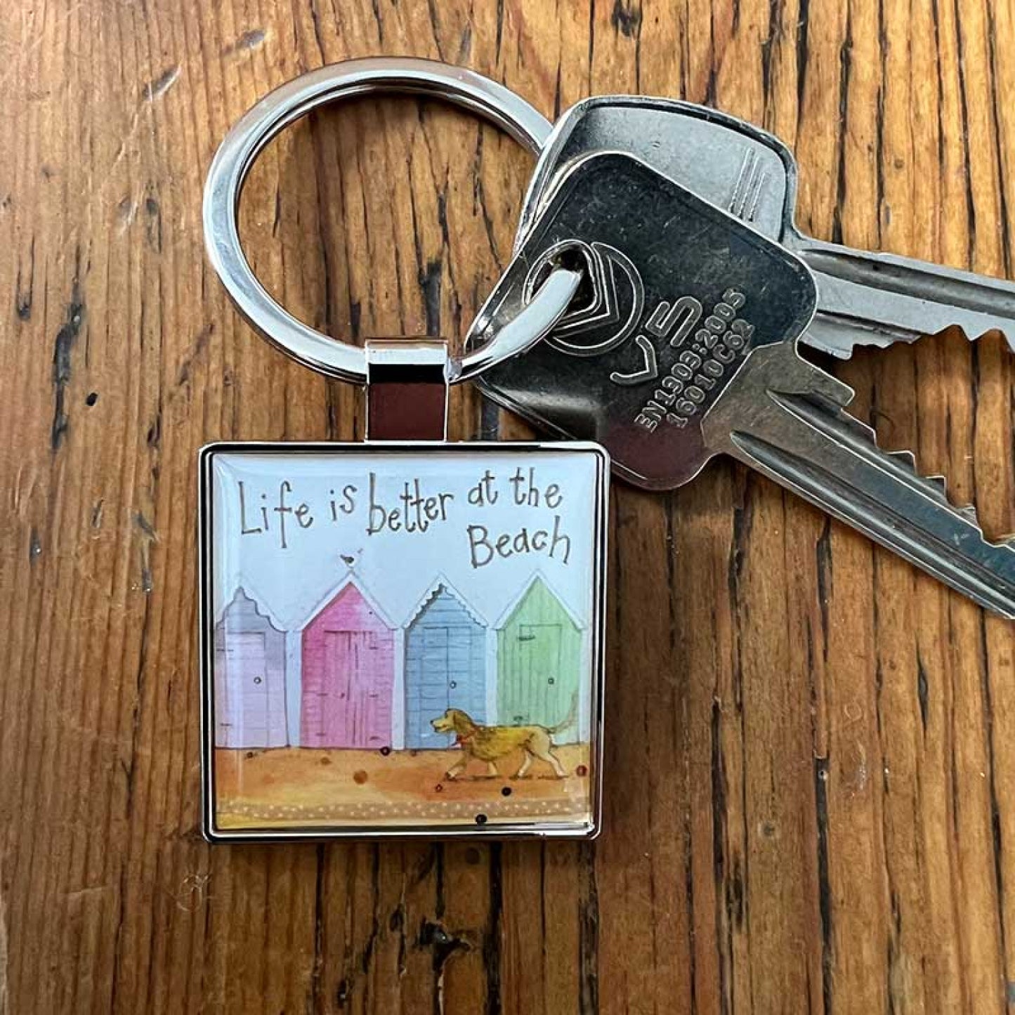 Life is Better at the Beach Keyring