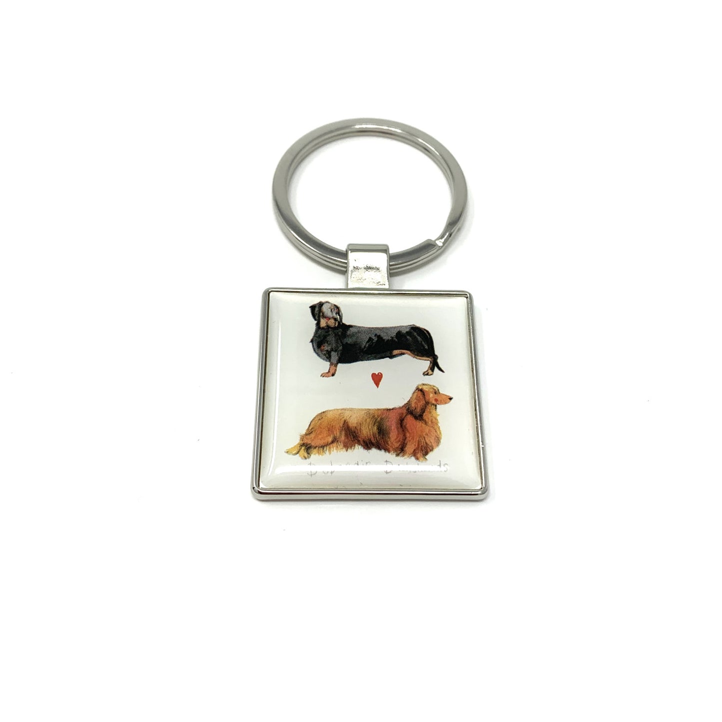 Debonair Dachschunds keyring