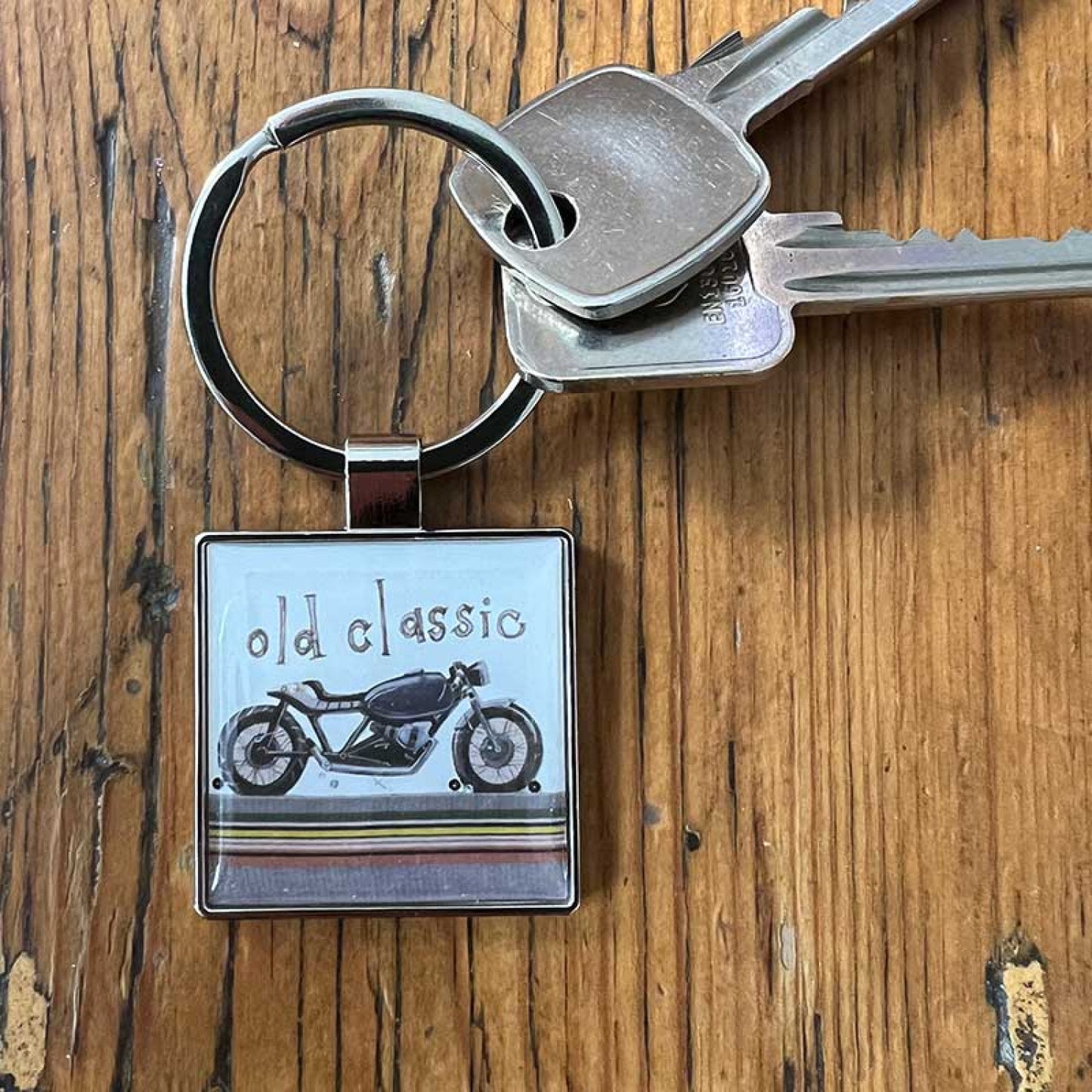 Classic Bike Keyring