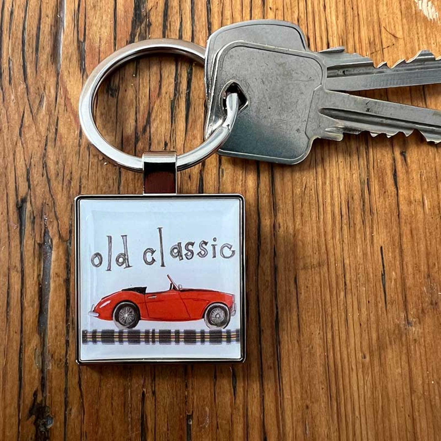 Classic Car Keyring