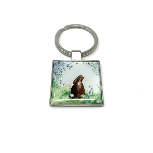 Rabbit keyring