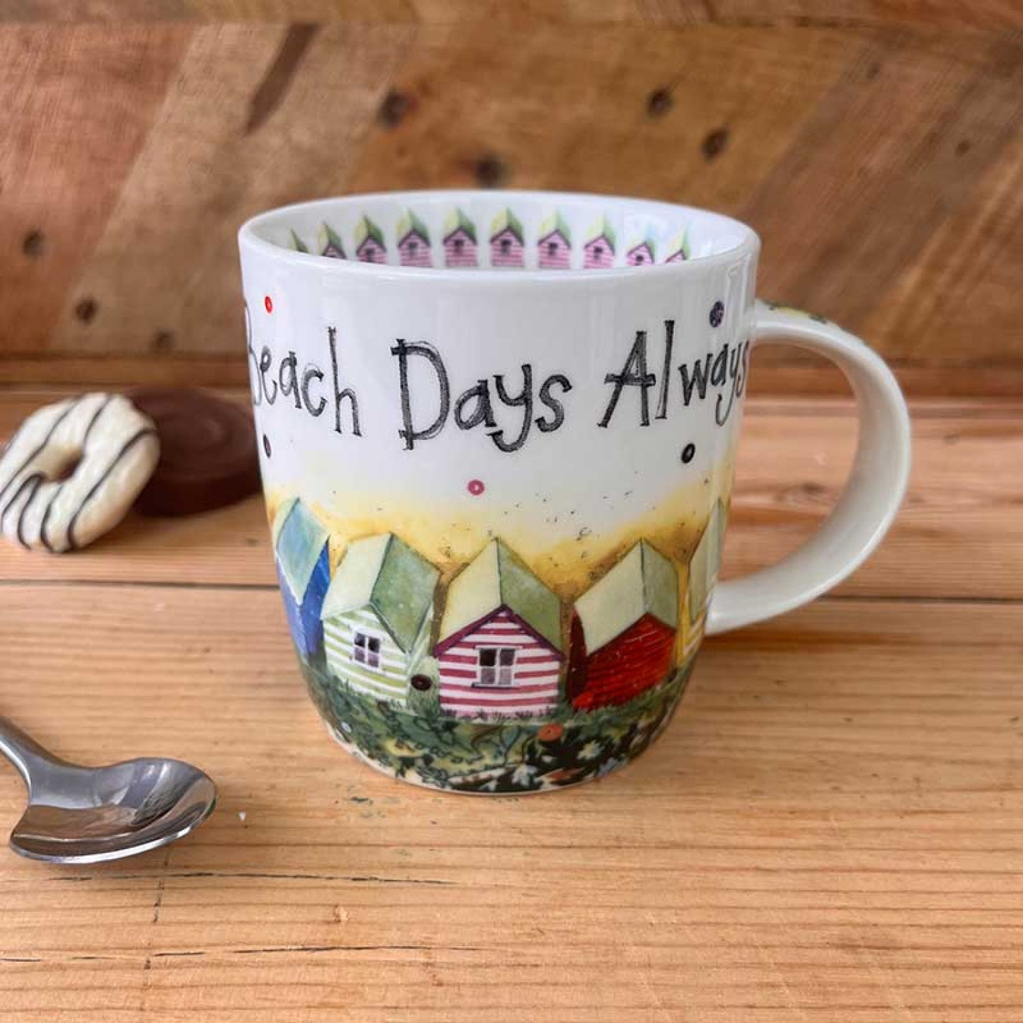 Beach Huts Mug