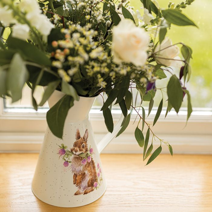 'Head Clover Heels’ Rabbit Flower Jug Wrendale