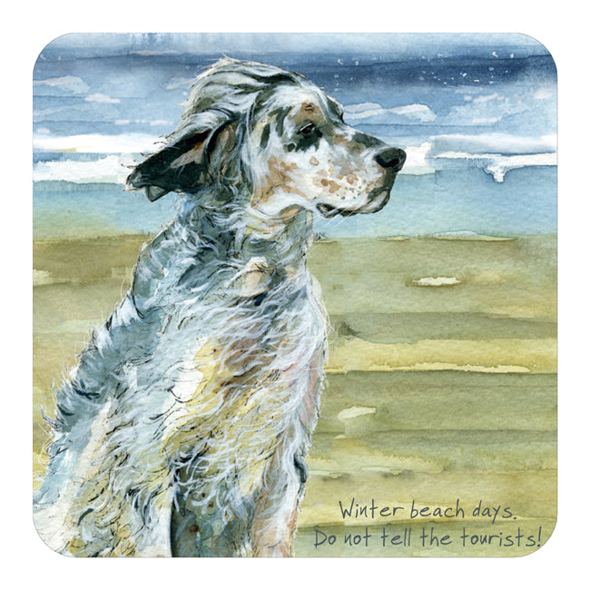 English Setter Dog Coaster