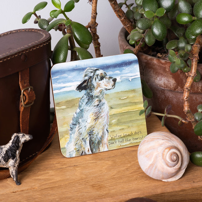 English Setter Dog Coaster