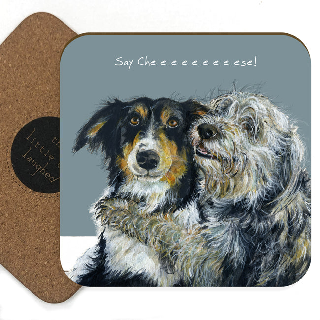 Collie Dogs Coaster | The Little Dog Laughed