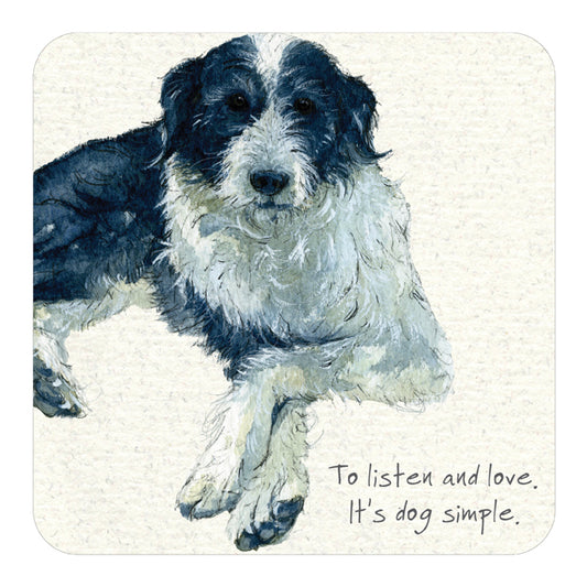 Romanian Rescue Dog Coaster | The Little Dog Laughed