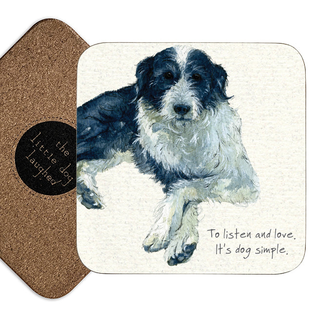 Romanian Rescue Dog Coaster | The Little Dog Laughed