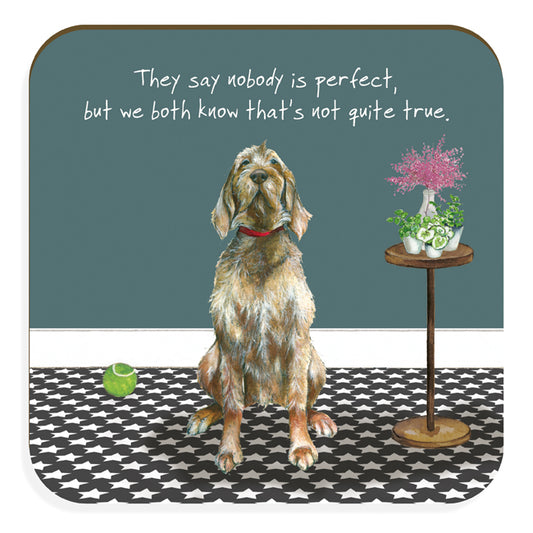 Wirehair Vizsla Dog Coaster | Little Dog Laughed