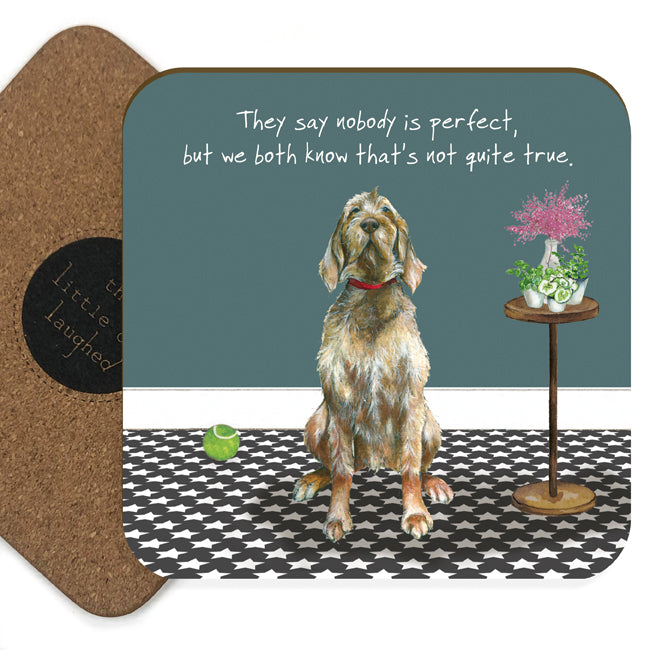 Wirehair Vizsla Dog Coaster | Little Dog Laughed