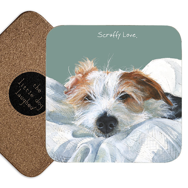 Wire Hair Jack Russell Dog Coaster | Little Dog Laughed