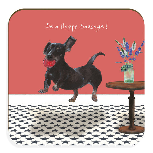 Dachshund Dog Coaster | Little Dog Laughed