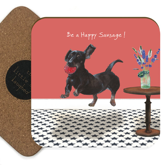 Dachshund Dog Coaster | Little Dog Laughed