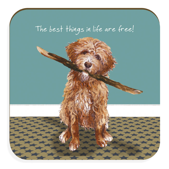 Goldendoodle Coaster | Little Dog Laughed