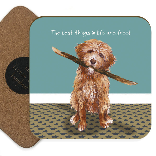 Goldendoodle Coaster | Little Dog Laughed