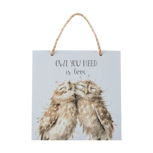 'Owl You Need is Love’ Wooden Plaque