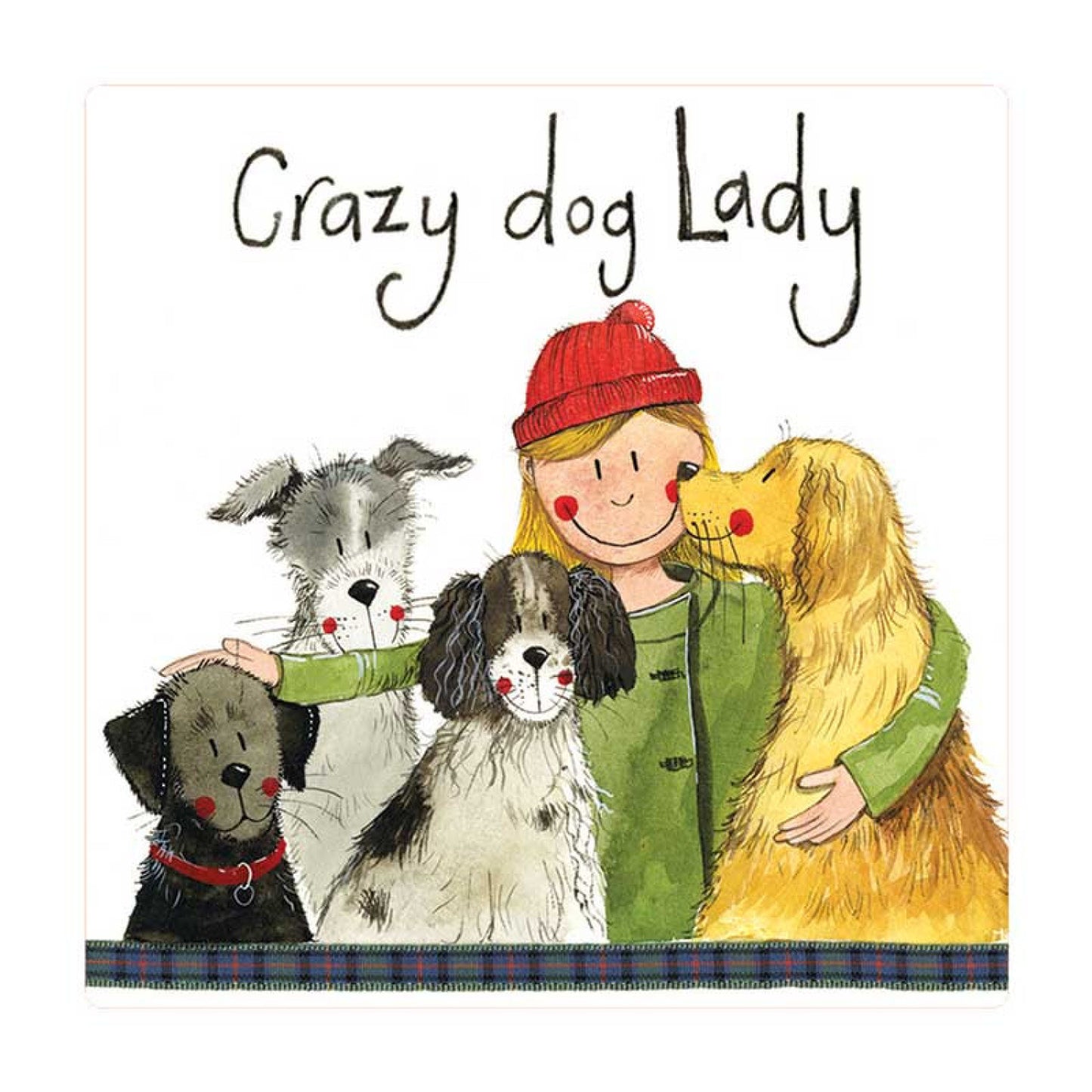 Crazy Dog Lady Fridge Magnet