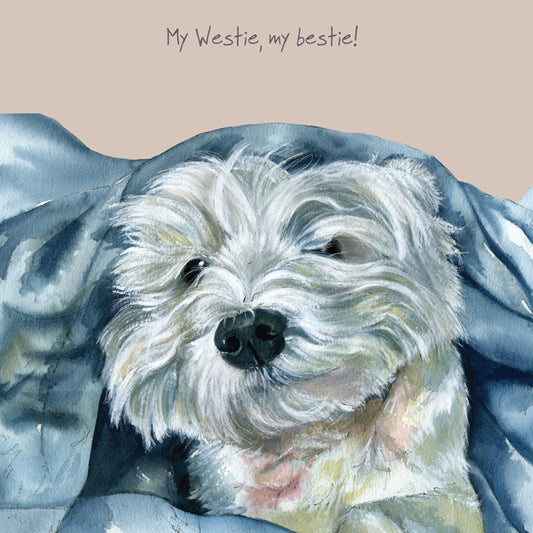 West Highland Terrier Greeting Card | The Little Dog Laughed