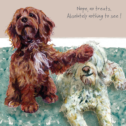 Cockapoos Greeting Card | The Little Dog Laughed