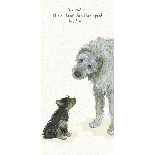 Doggy Greeting Card | The Little Dog Laughed