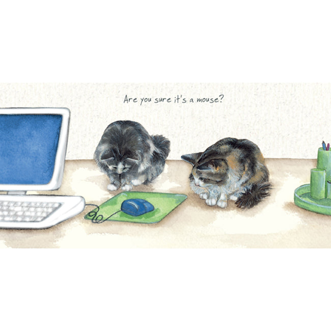 Office Cats Greeting card | The Little Dog Laughed