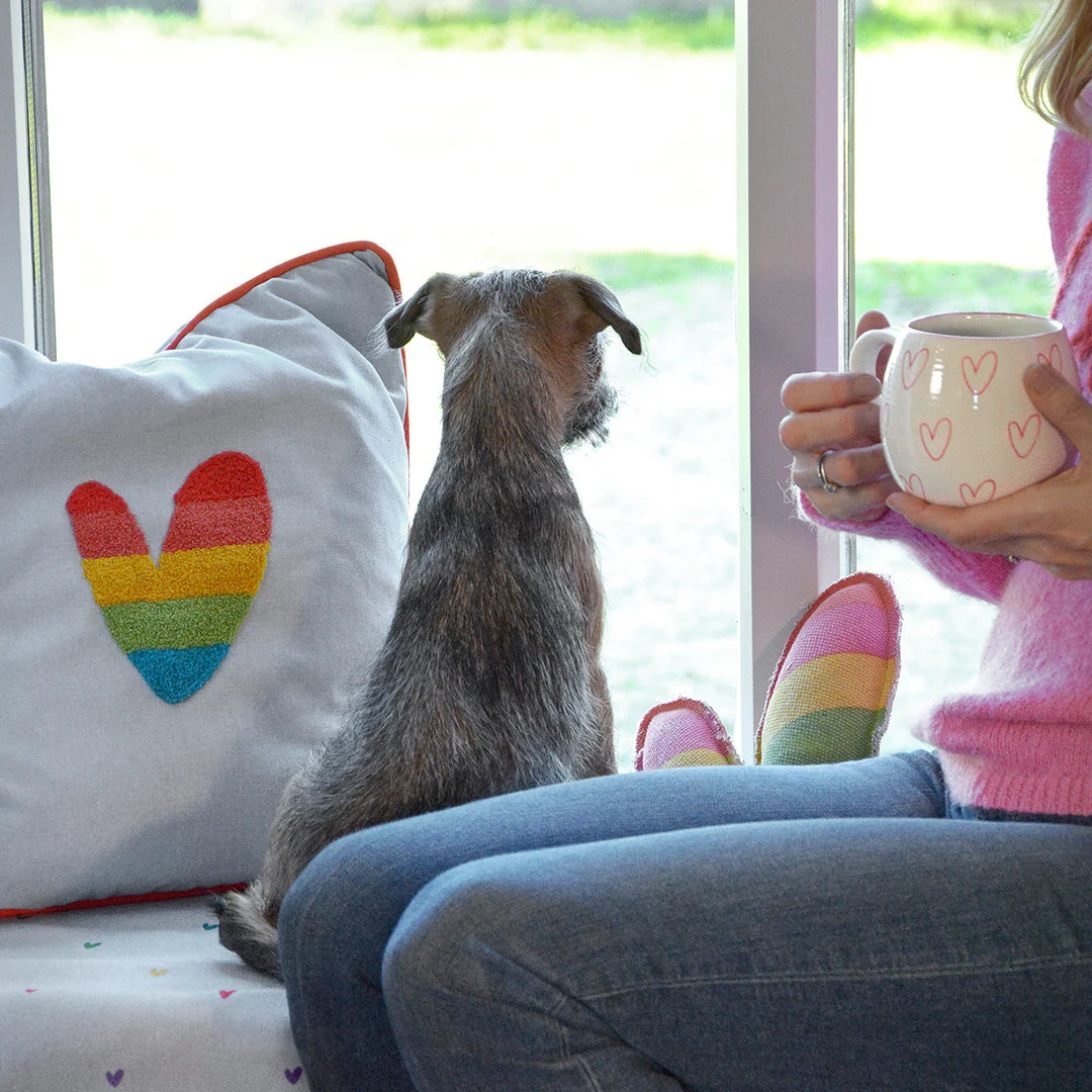 Hearts Stoneware mug