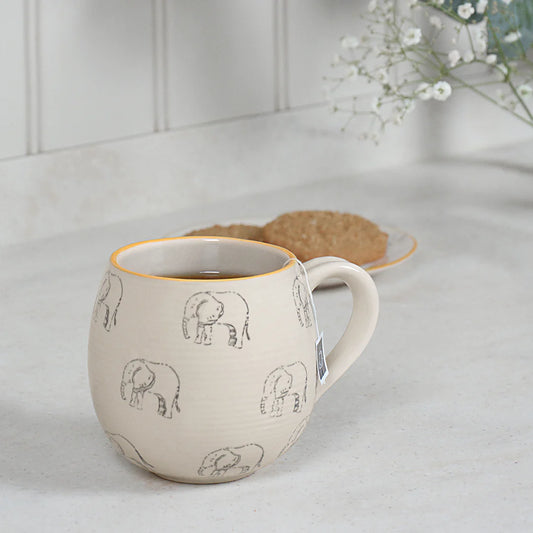 Elephant Stoneware mug