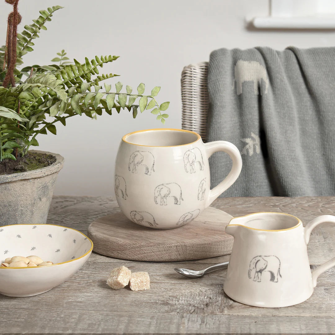 Elephant Stoneware Nibbles Bowl