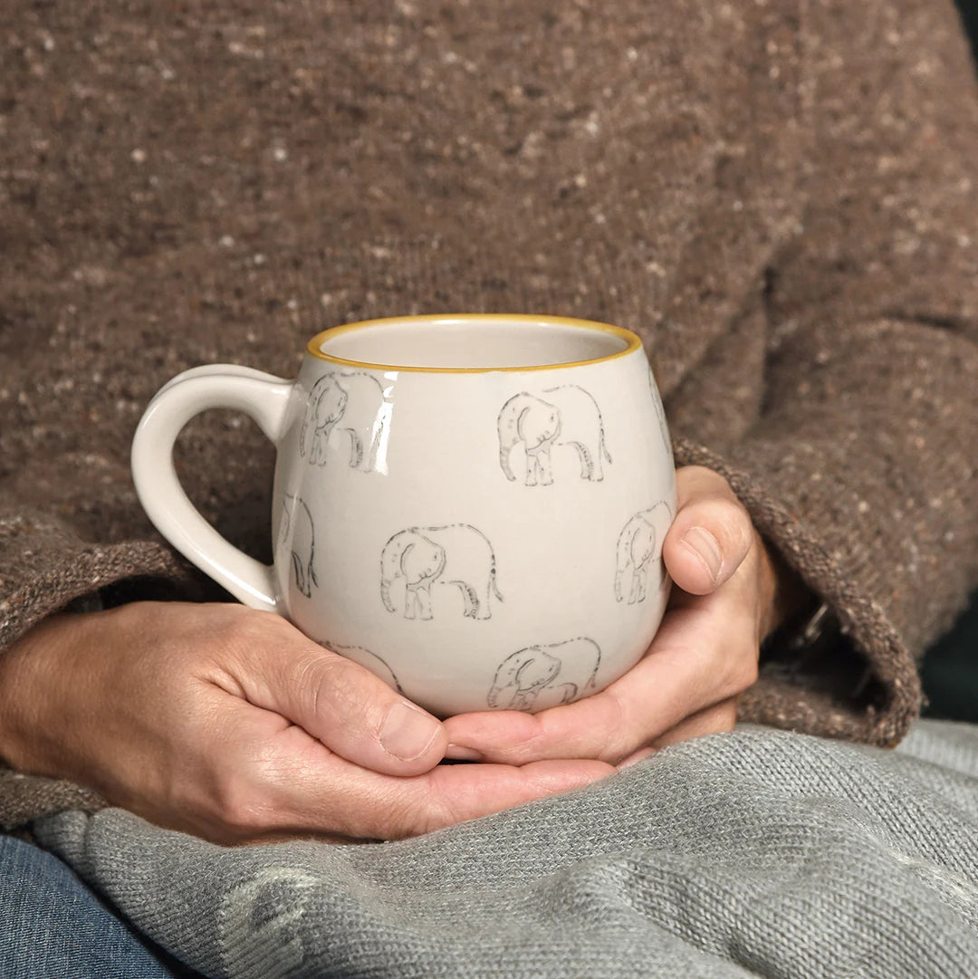 Elephant Stoneware mug