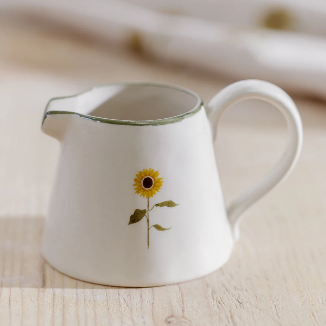 Mini Sunflower Stoneware Jug