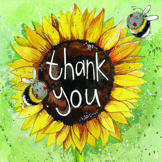 Thank You Sunflower Card