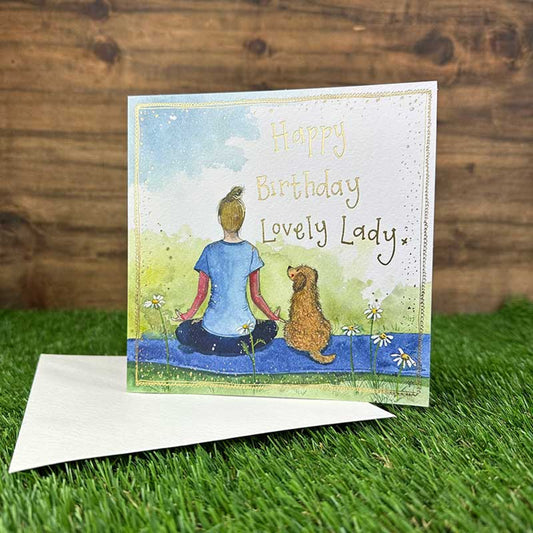 Yoga Birthday Card