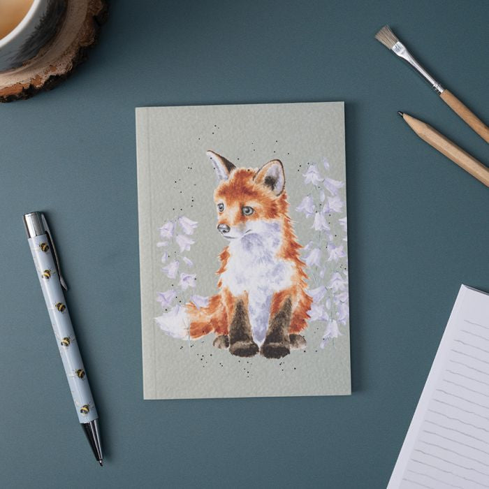 Contemplation Fox A6 Notebook