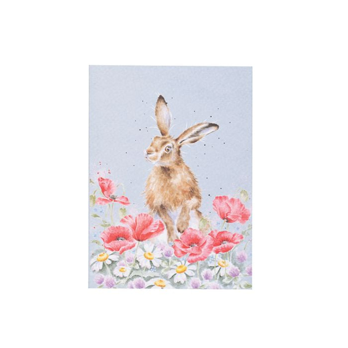 ‘Field of Flowers’ Hare A6 Notebook