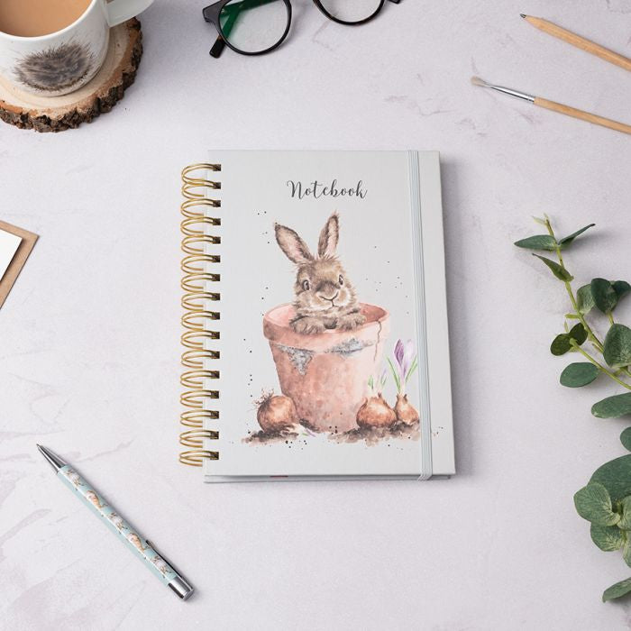 'THE FLOWER POT' RABBIT NOTEBOOK