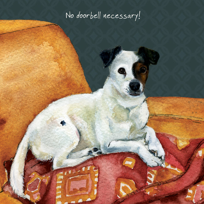 Jack Russell Greeting Card |  The Little Dog Laughed