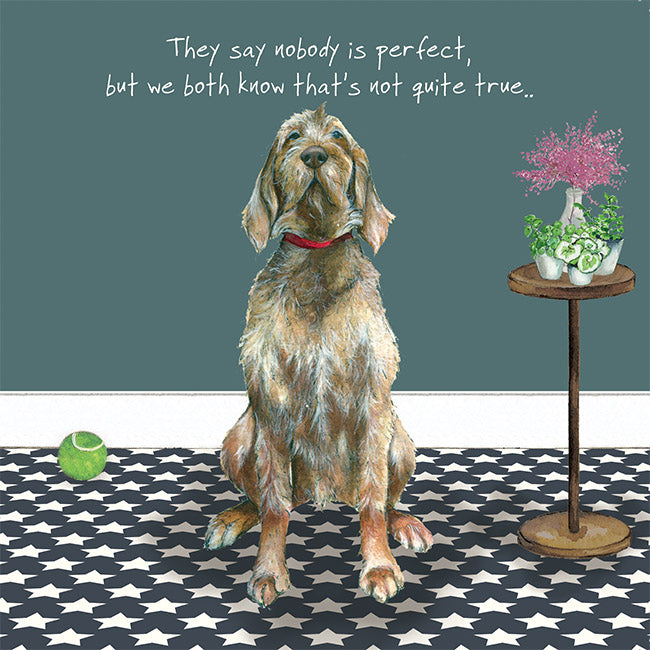 Hungarian Wirehaired Vizsla Dog Card | The Little Dog Laughed