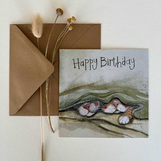 Cats Whiskers Happy Birthday Card