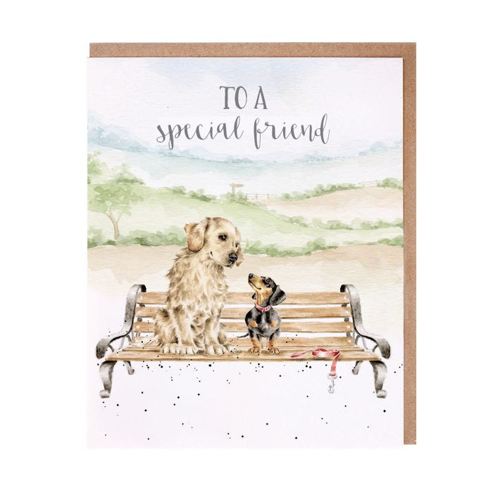 'SPECIAL FRIEND' DOG FRIENDSHIP CARD