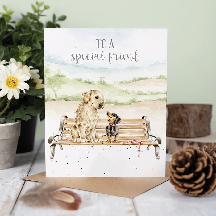 'SPECIAL FRIEND' DOG FRIENDSHIP CARD