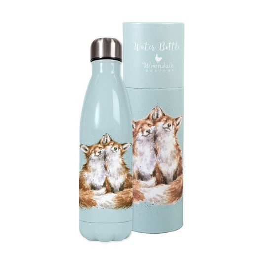 Contentment Fox Water Bottle Large