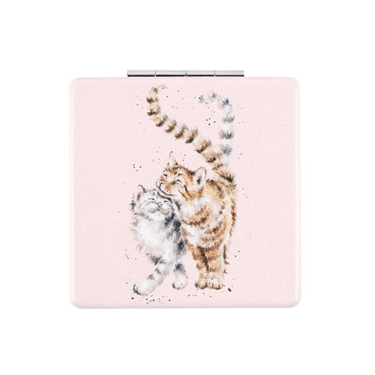 Wrendale Feline Good Cat Compact Mirror